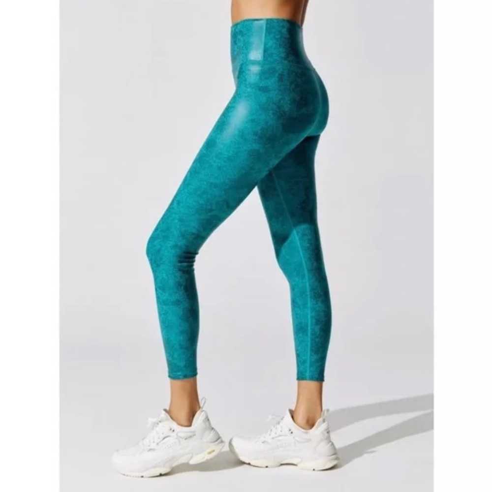 Carbon 38 Leatherette High Rise Leggings